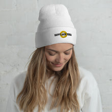 Load image into Gallery viewer, HJY Cuffed Beanie - Black Logo

